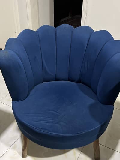Navy blue sofa set