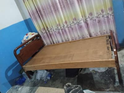 1 single bed condition used wood