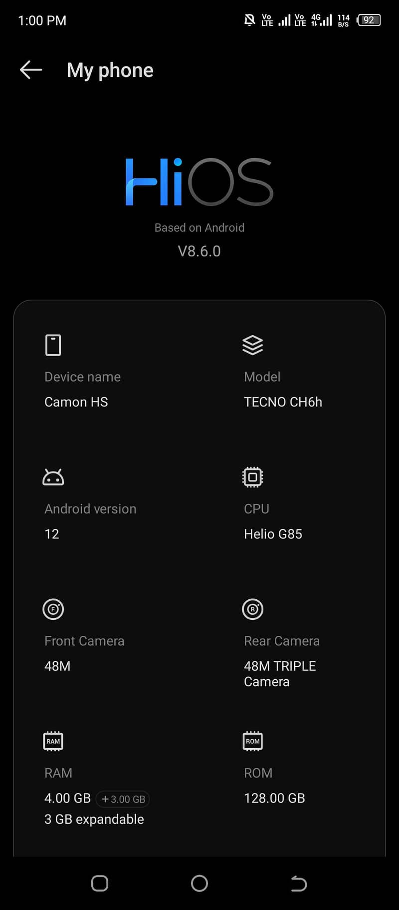 Tecno CAMON 18T 6