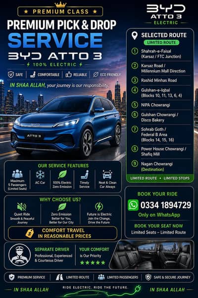 premium class short route transport pick and drop service in reasonabl