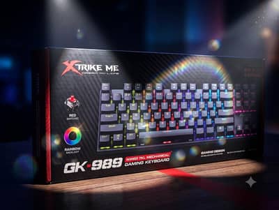 Original Xtrike Me GK-989  RGB Gaming Keyboard available at Best price