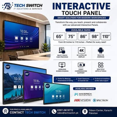INTERACTIVE FLAT PANEL – SMARTER WAY TO PRESENT