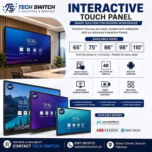 INTERACTIVE FLAT PANEL – SMARTER WAY TO PRESENT 0