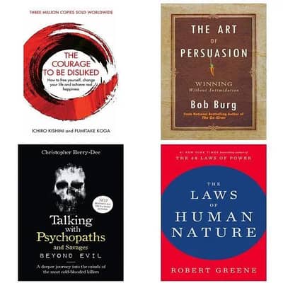 Pack of 4 best English selling books