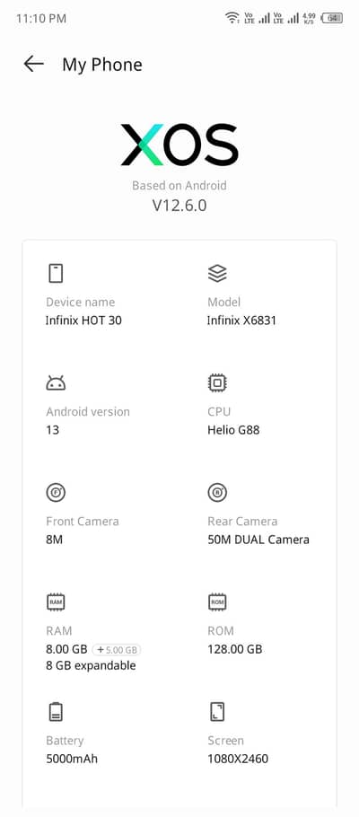 Infinix Hot 30
