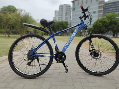 26” CYCLMAX Mountain Bike – Dual Gear + Front Suspension