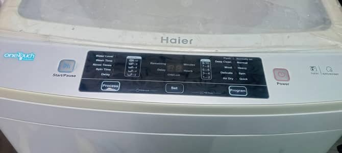 Haier Fully Automatic Washing Machine - Top Load - Excellent Condition