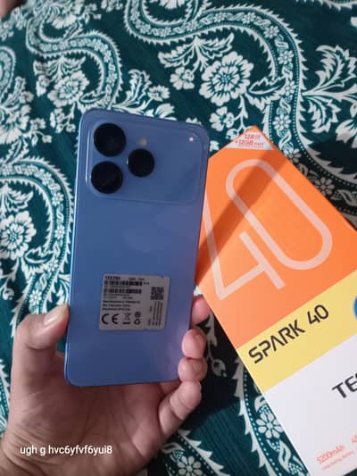 Tecno Spark 40 6 GB ram memory 128 jesko chiy rabta kry  03054147471
