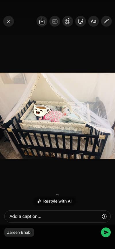 Baby cot new