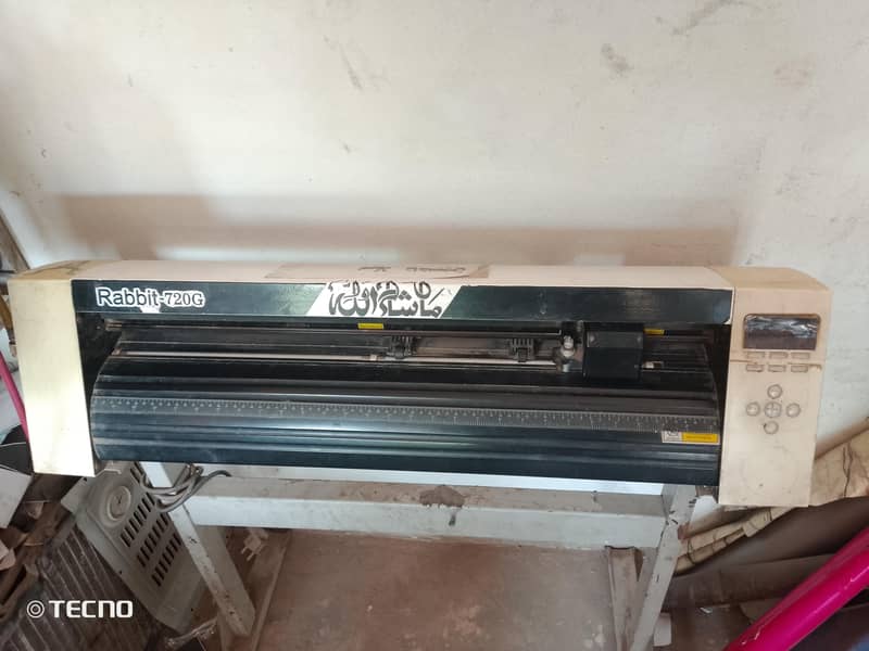 Rabbit 720 G model plotter printer machine 2