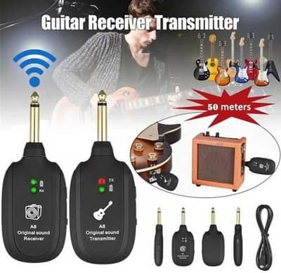 A8 wireless guitar transmitter/receiver