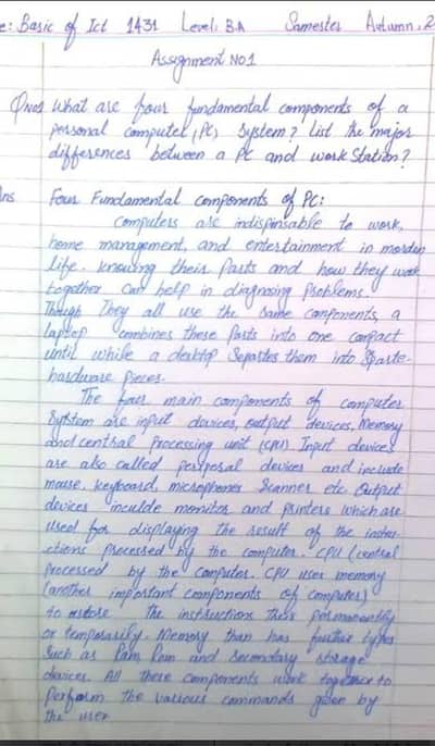 assignment writing