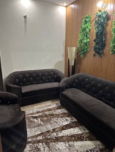 Like Brand new shesham wood sofa