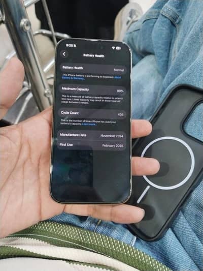 iphone 16 pro jv with box each and everything okay battery health 89
