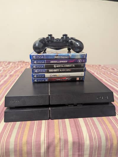 Song Official PS4 Fat E(500gb)+1 controller and 6 CDs