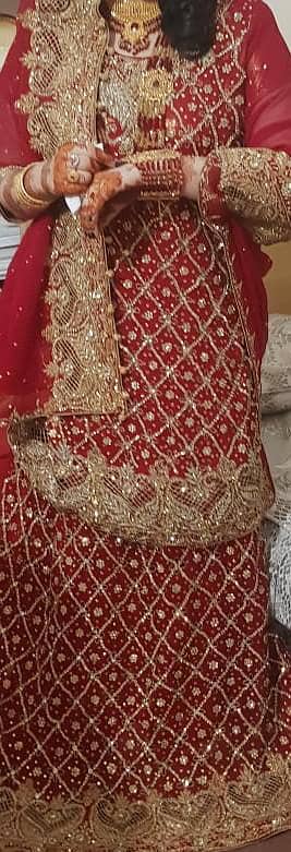 bridal lhnga . 9/10 condition.