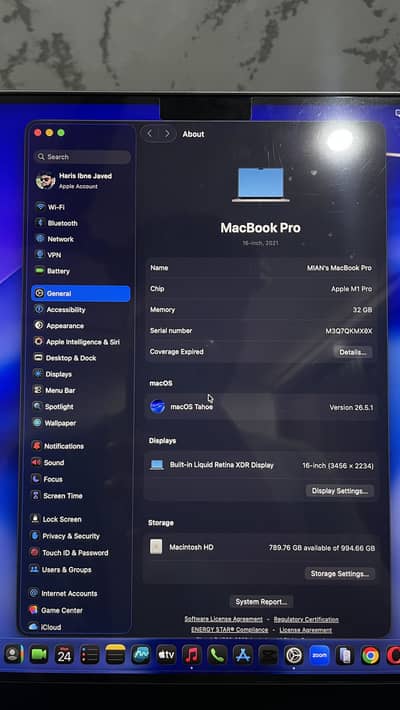 Macbook Pro M1 chip