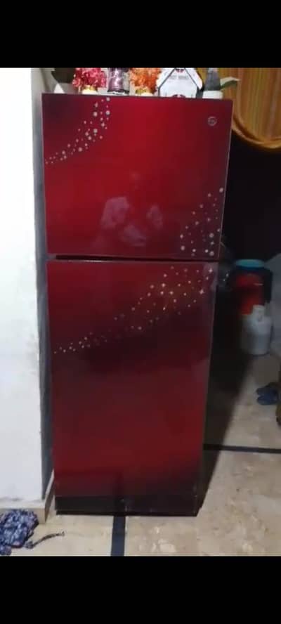 PEL Arctic Glass Door Fridge 12.5 Cuft Maroon - Pasrur