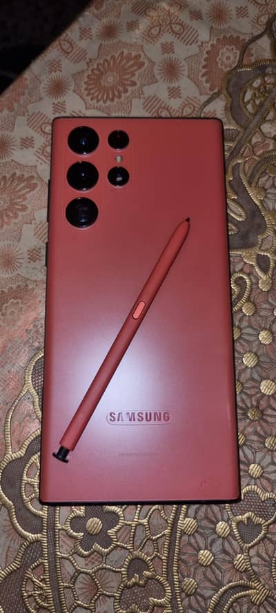 Samsung Mobile S22 Ultra 12 gb /512 mint condition