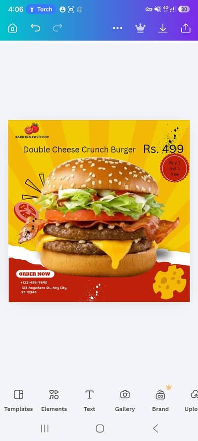Professional Food Poster Design Service