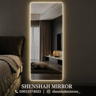 Beautiful Mirror Shisha | Premium 4mm Glass | Custom Cutting Available