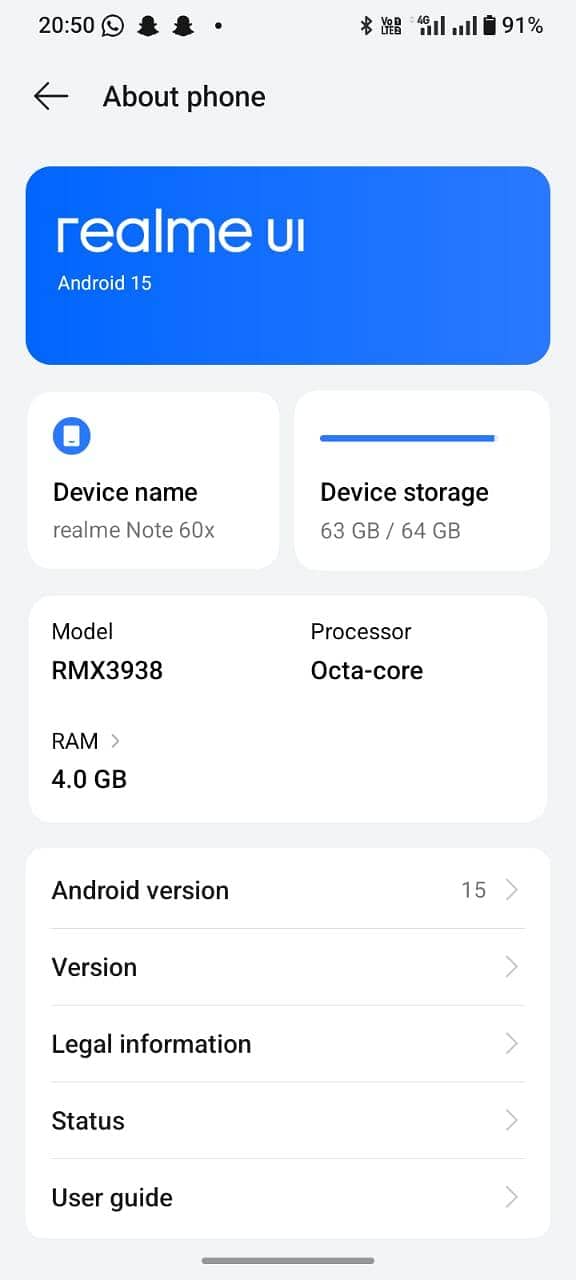 Realme Note 60x 4