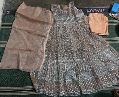 Beautiful Heavy Embroidered Fancy Maxi Dress for Weddings
