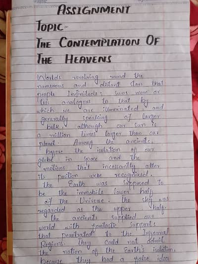 Assignment writing