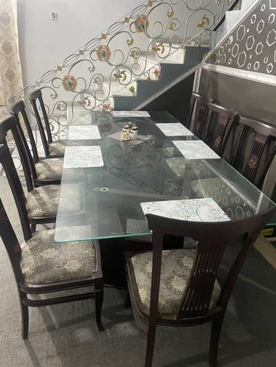 elegant 8 seater dining table