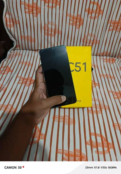 Realme c51 4 128 with box approved