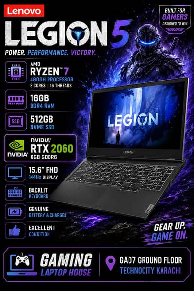 Legion 5 | RTX 2060 | Gaming Laptop House