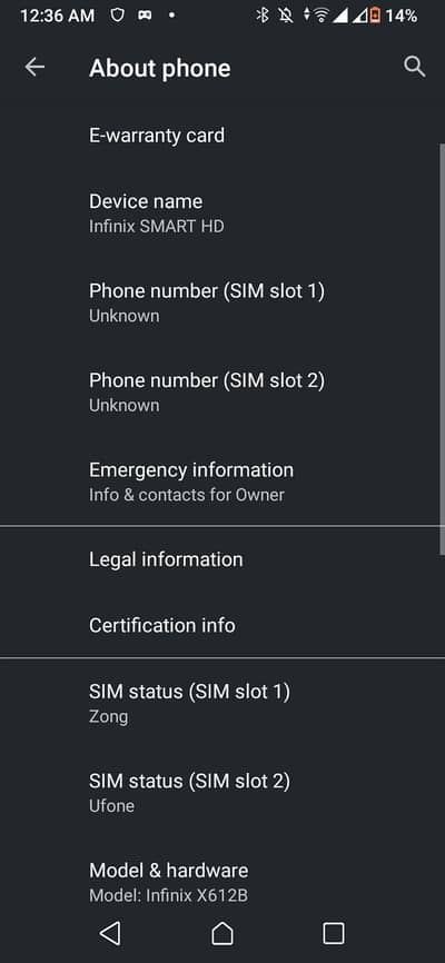 Infinix Smart