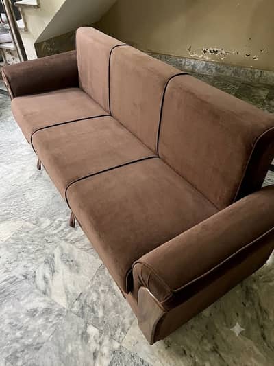 Pure velvet Sofa cum bed for sale All Ok Excellent condition