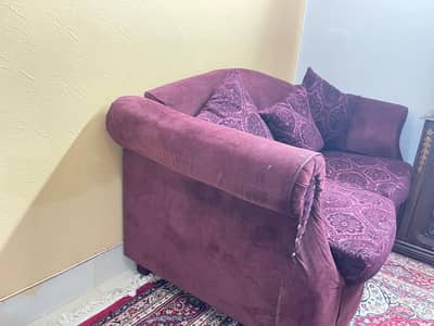 Two seater sofa set for sale