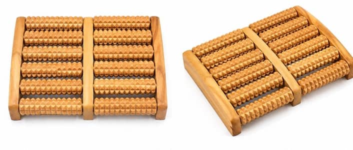 Wooden foot massager