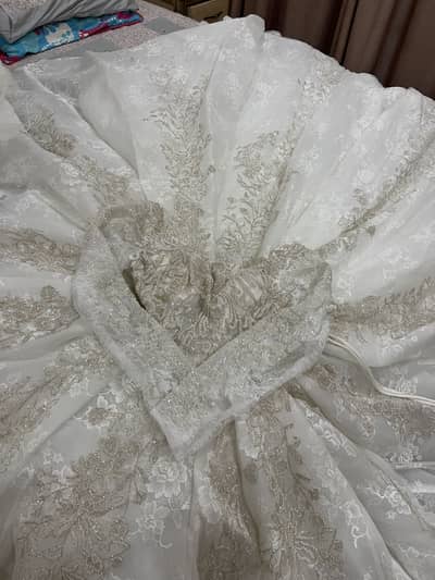 Imported White Frock | Party Wear | Wedding & Formal Dress