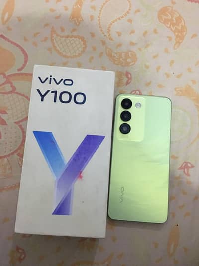 Vivo Y100 8/256gb PTA total original just back change box only