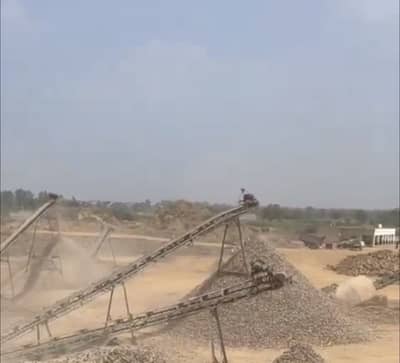 Stone crushing plant full setup with mine( pahari )