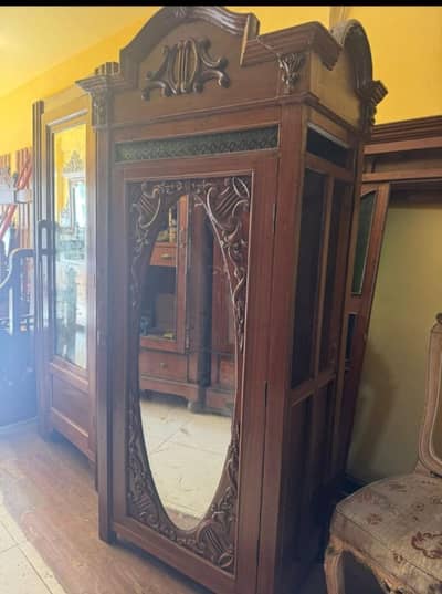 antique teakwood almari