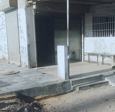 Corner Shop With Attached Bath Extra Land Lease 200 Feet Road Facing Vip Location North Karachi Sector 11A near power house chowrangi