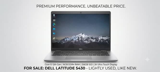 Dell Latitude 5430 | i5 12th Gen | 16GB RAM | 256GB SSD | Touch Screen