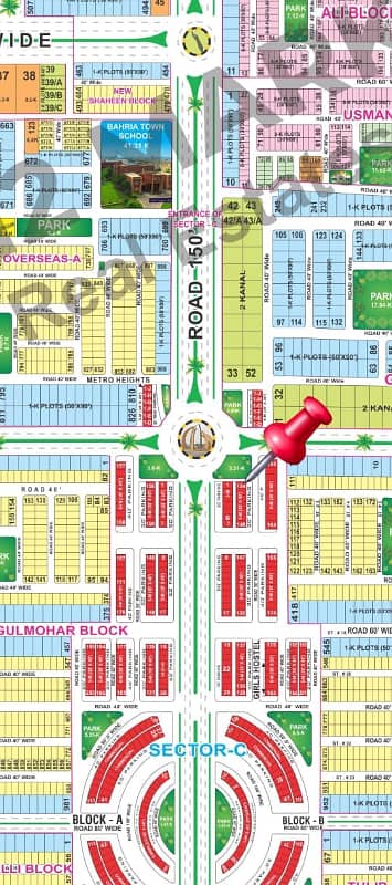 6.15Marla commercial Corner in Front of jasmine mall Bahria town.