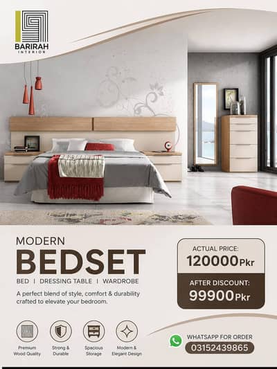 Modern Bedset/Bedroom Furniture