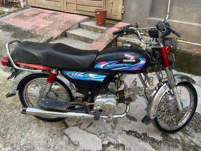 exchange by honda CD 70 . mobile