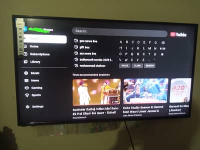 SAMSUNG LED 43 INCHES ANDROID 10/10 GOOD CONDITION