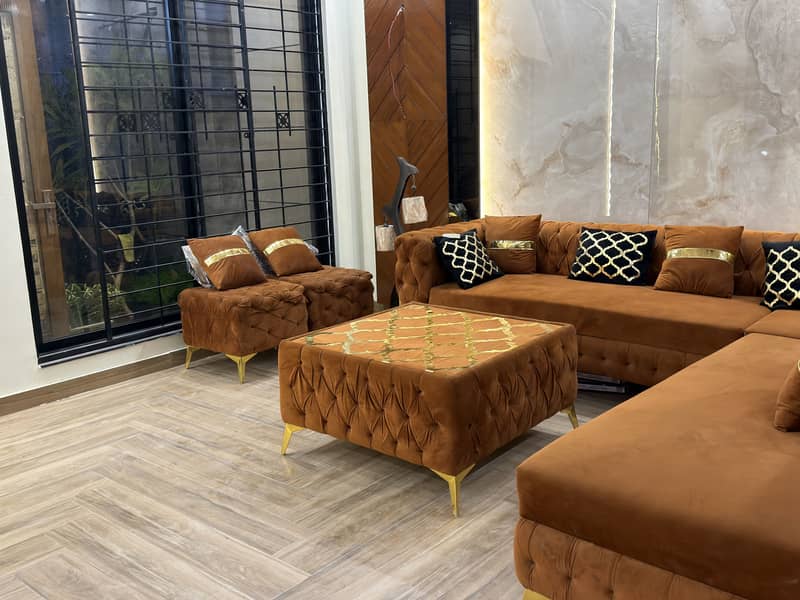 L Shaped sofa 0