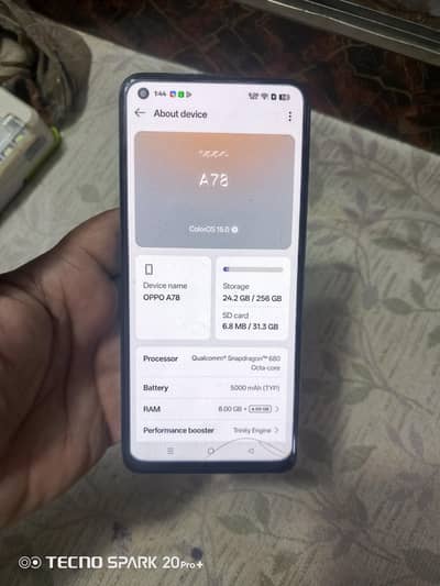 OPPO A78 8/256 only set