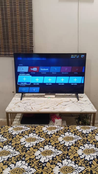 Haier smart led tv 43 inch new condition 03030028224