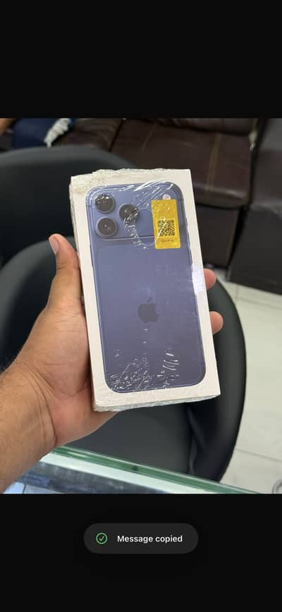 Apple iPhone 17 pro max pta 512 gb box pack