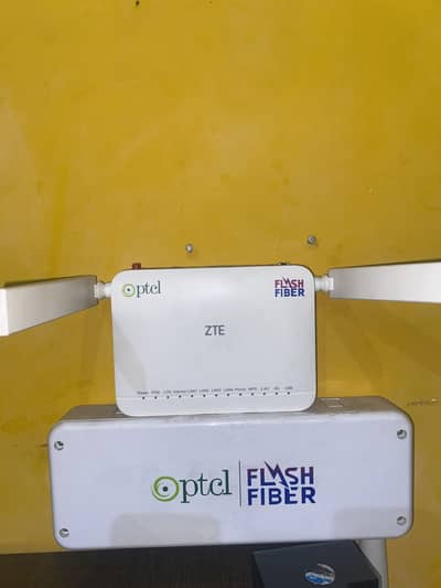 ZTE ptcl flash fiber router